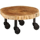  Stolić za kavu od masivnog drva bagrema 60 x 55 x 25 cm | shoptok.hr