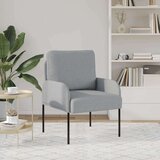  Sofe s jastukom 55cm Svijetlo siva Šperploča - Svjetlosiva 55 cm | shoptok.hr