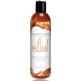 Intimate Earth Lubrikant z okusom - Natural Flavors Salted Caramel, 120 ml