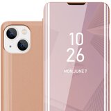 Cadorabo Case, združljiv z Apple v Kunzit Pink - Clear View Zrcalo Zaščitni pokrov s funkcijo stojala 360 stopinj zaščita, (20603383) | Shoptok.si