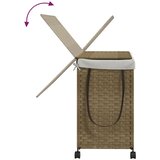  Košara za rublje s kotačima 60 x 35 x 60,5 cm od ratana | shoptok.hr