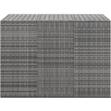 vidaXL Kutija za vrtne jastuke od PE ratana 145 x 100 x 103 cm siva | shoptok.hr
