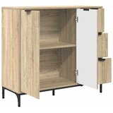  Kreveta Sonoma hrast 89,5 x 33 x 82 cm Konstruirano drvo | shoptok.hr