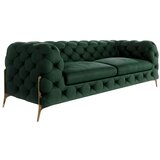 Ropez Tamno zelena baršunasti sofa 225 cm Chelsea Bis – | shoptok.hr
