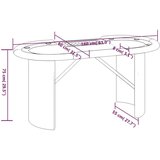  za poker za 10 igrača držač za žetone zeleni 160x80x75 cm | shoptok.hr