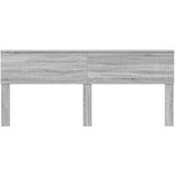  Uzglavlje s uzglavljem Siva Sonoma 200 cm Konstruirano drvo | shoptok.hr