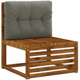  Jastučić za palete VIANEN 100% poliester Siva 70 x 40 x 12 cm Slike