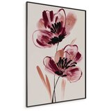 Styler Tiskana slika s okvirom/na platnu 70x100 cm Burgundy Blooms – Cijene