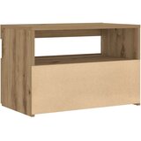  Noćni ormarić s LED svjetlima Artisan hrast 60x35x40 cm | shoptok.hr