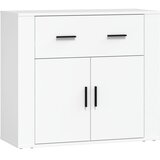  Komoda bijela 80 x 33 x 70 cm od konstruiranog drva | shoptok.hr