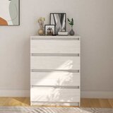  Bočni ormarić bijeli 60 x 36 x 84 cm od masivne borovine | shoptok.hr