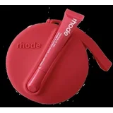 Rhode ROUND torbica with lipstick Crvena