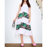 Resti Women's white floral midi dress - Clothing | Eponuda.ba
