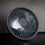  LED punjivi stoni ventilator sa LED osvetljenjem, 2W/5V USB, 2400 mAh, siva | Eponuda.com