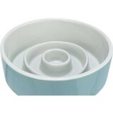  Hranilica za pse Trixie Slow Feeding Plava Siva Ø 17 cm 900 ml | shoptok.hr