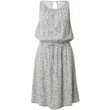 QS Ljetna haljina svijetloplava / grafit siva / bijela