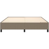  Okvir za krevet s oprugom smeđesivi 160x200 cm od tkanine | shoptok.hr