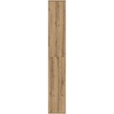 Pregrada regal za knjige boja hrasta 67x25x161,5 cm drveni Slike