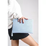 Capone Outfitters Capone Paris Baby Blue Women's Clutch Bag