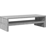  Stalak za monitor siva boja hrasta 54x22x15cm konstruirano drvo | shoptok.hr