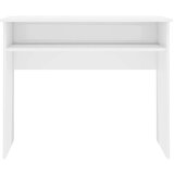  Radni stol visoki sjaj bijeli 90 x 50 x 74 cm od iverice | shoptok.hr