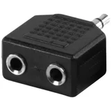 audio adapter 3.5mm/2x3.5mm m/2xf