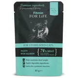 Fitmin Varčno pakiranje Cat For Life Sterilized 56 x 85 g - losos