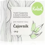 Kvitok Tea tree trdi šampon za mastne lase 50 g