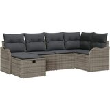  Sjedeća garnitura za vrt 6 kom. Poli ratan Bež 232,5 x 122,5 x 85 cm | shoptok.hr
