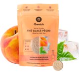 Qwetch Solid Drinks - Peach Iced Tea - Vitamins C & B - 12 šum. tabl. Cene