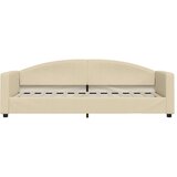  Dnevni krevet na razvlačenje krem 80 x 200 cm od tkanine | shoptok.hr