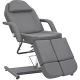 vidaXL kozmetični stol umetno usnje siv 180x62x78 cm | Shoptok.si