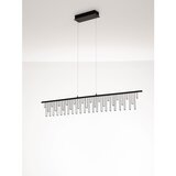 Nova Luce Aluminijasta LED zatemnitvena viseča svetilka v sijajno srebrni barvi Stellar – | Shoptok.si