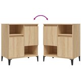  Komoda 2 kom boja hrasta sonome 60x35x70 cm konstruirano drvo | shoptok.hr