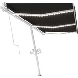  Automatska tenda sa senzorom za vjetar LED 600x350 cm antracit | shoptok.hr