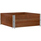  Vrtna sadilica smeđa 100x100 cm od borovine | shoptok.hr