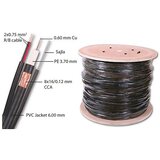  Kabl RG59+2X075 spoljni sa sajlom 305m | ePonuda.com