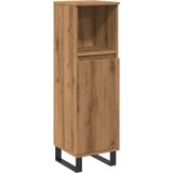vidaXL Kopalniška omarica artisan hrast 30x30x100 cm inženirski les, (21670546) | Shoptok.si