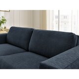 Bobochic Paris Tamno plava sofa za spavanje/sklopiva od šenila 220 cm Hugo – | shoptok.hr