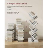 Vasagle knjižna omara u obliku drveta bijela | shoptok.hr