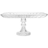 Alegre Servirni krožnik s podstavkom Glass 25x25cm / kvadraten / steklo, (5000198935) | Shoptok.si