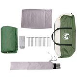  Kabinski šator s krovom Zelena i bijela 333 x 317 x 194 cm | shoptok.hr