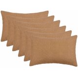  Presvlaka za jastuk 6 pcs HEERLEN Bež 30 x 50 cm Bouclé | shoptok.hr