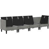  Set namještaja za dnevni boravak 4 pcs Svjetlosiva Baršun | Eponuda.ba