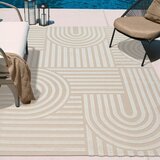 Lesnina XXXL PREPROGA ZA ZUNANJO UPORABO Berlin 160/230 cm tkano krem barve | Shoptok.si