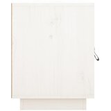 Noćni ormarići 2 kom bijeli 40 x 34 x 45 cm od masivne borovine | shoptok.hr
