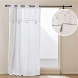 Douceur d intérieur Bela zavesa iz mešanice bombaža 140x240 cm Duchesse – | Shoptok.si