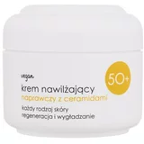 Ziaja 50+ Moisturizing Cream With Ceramides dnevna krema za obraz za vse tipe kože 50 ml za ženske