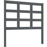  Uzglavlje za krevet sivo 95 5 x 4 x 100 cm od masivne borovine | shoptok.hr