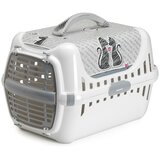 Moderna Transporter za mačke Trendy Runner Cats in Love, Sivo-beli Cene